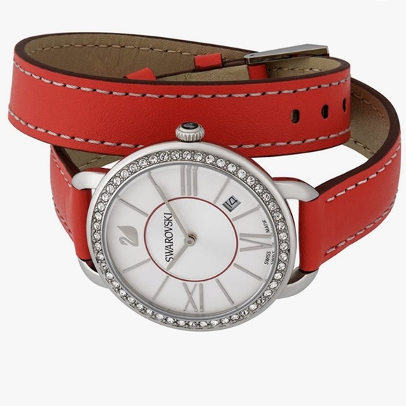 Swarovski Aila Day Double Tour Berry Wrap Watch main image 6